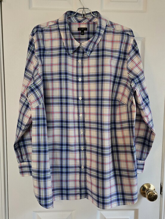 Talbots Tops - Talbots Plaid Shirt 2X